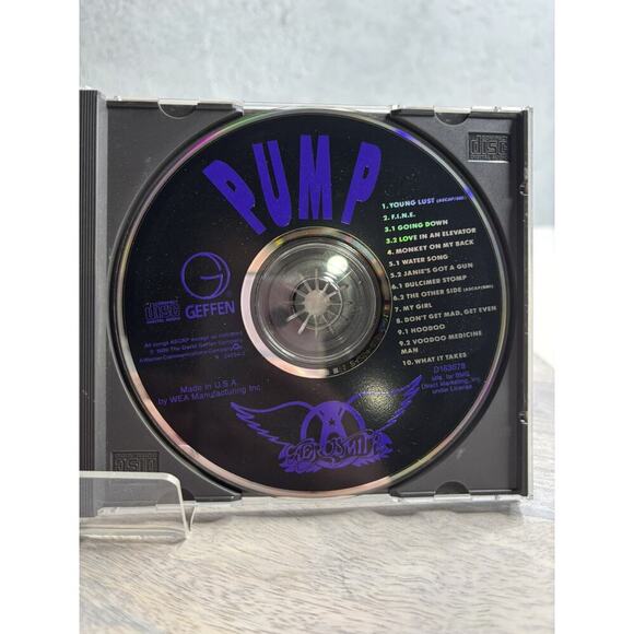 Pump by Aerosmith (CD, 1989, Geffen) - Picture 4 of 5